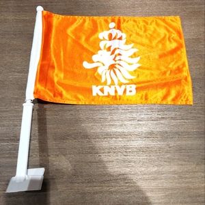 KNVB Netherlands Soccer Car Flag